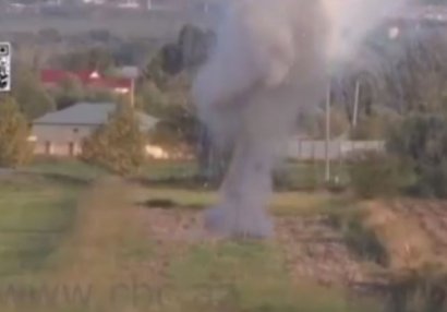 Bu da ermənilərin fosfor bombası atdığının sübutu - VİDEO