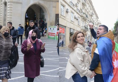 Şuşanın azadlığından sonra Bakı... - FOTOLAR