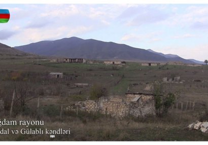 İşğaldan azad olunmuş Abdal və Gülablı kəndlərinin görüntüləri