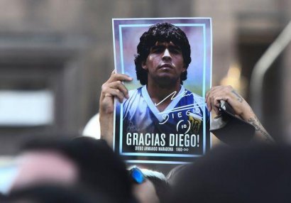 Maradona dəfn edildi - FOTOLAR