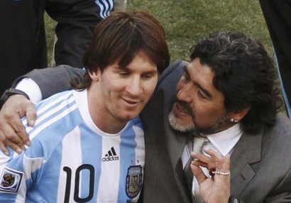 Messi Maradonanın xatirəsini belə yad etdi - FOTO