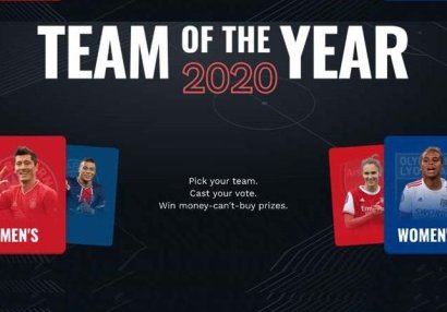 UEFA açıqladı: İlin rəmzi komandasına 50 namizəd