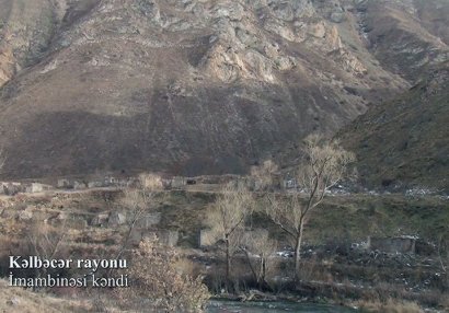 Kəlbəcərin İmambinəsi kəndindən videogörüntülər