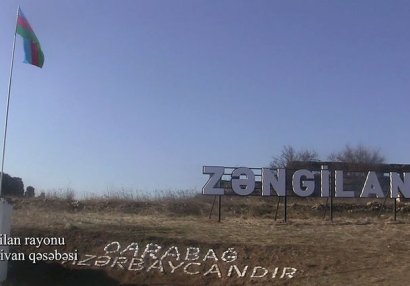 Zəngilanın Mincivan qəsəbəsi - VİDEO
