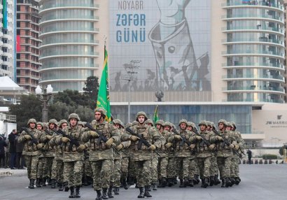 Vətən müharibəsində iştirak edən 82 670 hərbçi təltif olunub