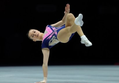 Dünya çempionatı: Gimnastımız çıxışını başa vurdu