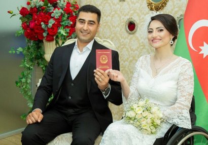 Qazi ilə ailə quran paralimpiyaçı: \