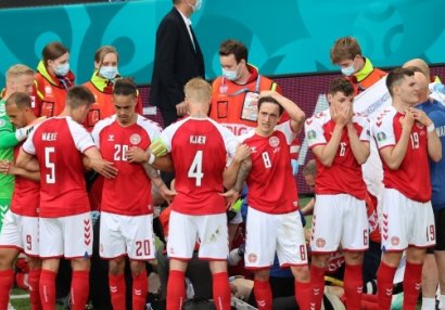 Bütün dünyanı gözyaşlarına boğan Eriksen danışdı - VİDEO