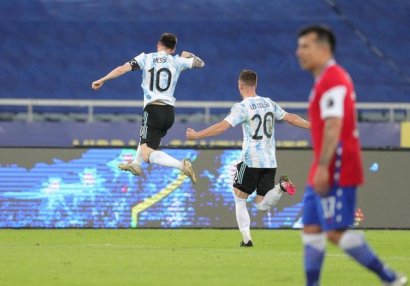 Argentina xal itirdi, Messi Batistutanı keçdi - VİDEO