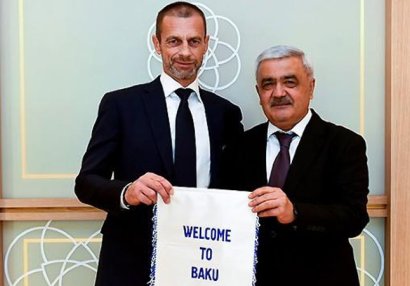 AFFA və UEFA prezidentləri görüşdü