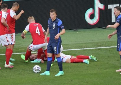 Eriksen xəstəxanadan evə buraxıldı