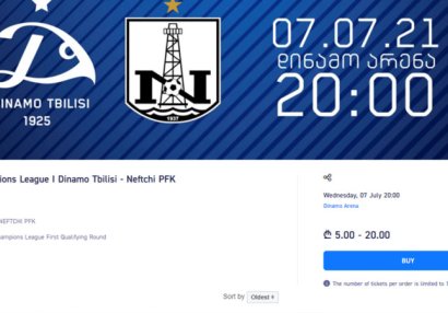 “Dinamo” - “Neftçi” oyununun biletləri satışda