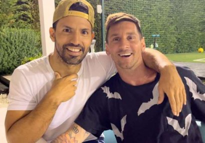Messi vida naharı verdi