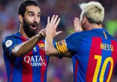 Arda Turan Messidən yazdı