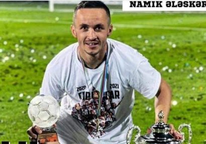 Namik Ələskərovun azarkeşlərə vida mesajı