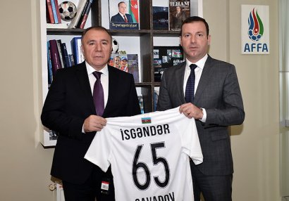 AFFA Cavadovu təbrik etdi