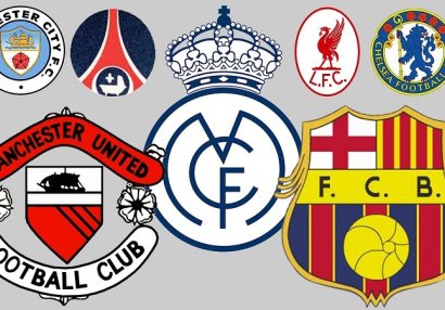Klub loqotiplərinin keçdiyi yollar - FOTOLAR
