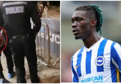 Tanınmış futbolçu gecə klubundan əli qandallı çıxarıldı - FOTO