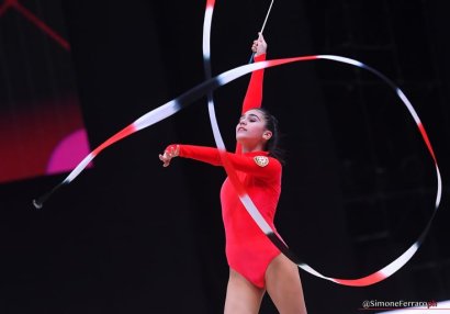 Gimnastlarımız dünya çempionatında - FOTOLAR