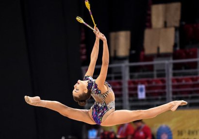 Rusiyalı gimnast rekord vurdu