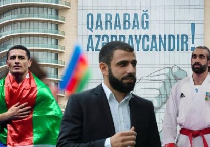 Tanınmış idmançılardan Zəfər günü təbriki - FOTOLAR/VİDEO