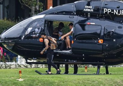 Neymar məşqə 12 milyonluq helikopterlə getdi