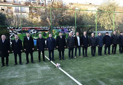 Daha bir meydança istifadəyə verildi