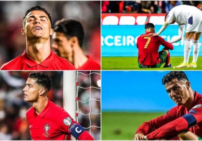 Ronaldu özündən çıxdı, baş məşqçisi ilə mübahisə etdi - VİDEO 