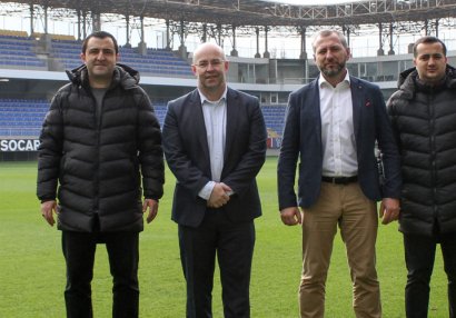 UEFA rəsmiləri “Neftçi”nin qonağı oldu