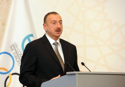 İlham Əliyev yenidən Milli Olimpiya Komitəsinin prezidenti seçildi