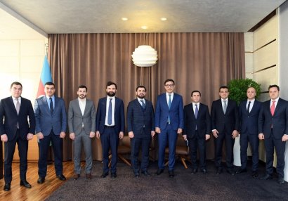 Fərid Qayıbov Dünya Etnosport Konfederasiyasının nümayəndələrini qəbul etdi
