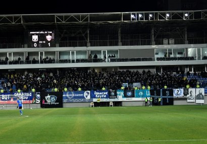 В Азербайджанской Премьер-лиге установлен рекорд посещаемости матча