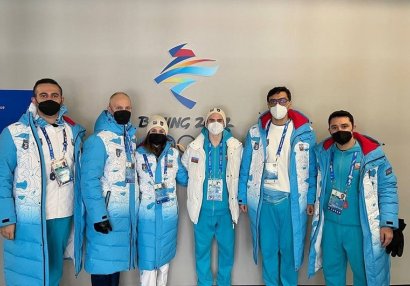 Fərid Qayıbov Pekində olimpiyaçılarla görüşdü