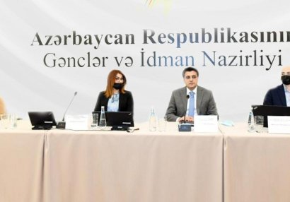 Gənclər və İdman Nazirliyində AMADA rəhbərliyi ilə görüş keçirildi