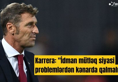 Karrera FİFA və UEFA-nın qərarına münasibət bildirdi