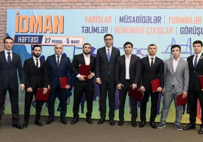 Nazir Olimpiya idman növləri üzrə federasiyaların nümayəndələri ilə görüş keçirdi