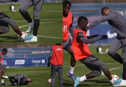 Mbappe onu zədələyən komanda yoldaşına belə dəstək oldu - FOTO
