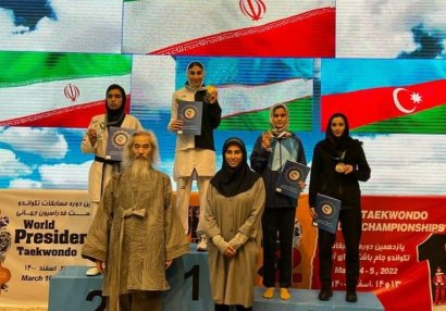 Olimpiya mükafatçımız Tehranda daha bir medal qazandı