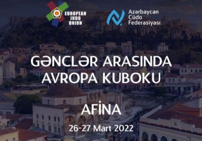 Azərbaycan cüdoçuları Afinada mübarizəyə başlayır