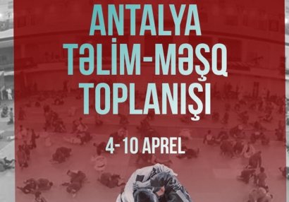 Millimiz Antalyada təlim-məşq toplanışına başladı