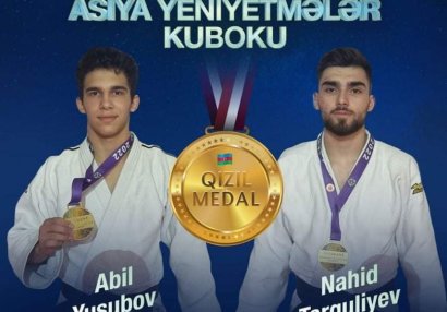 İki cüdoçumuz Asiya Kubokunun qalibi oldu