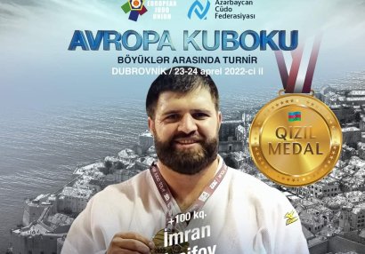 Azərbaycan millisi Avropa Kubokunda birinci oldu