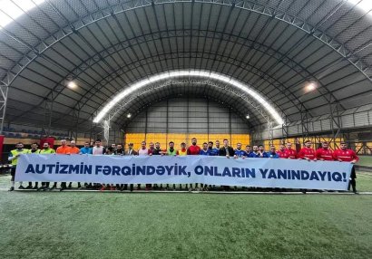 II Autizm Festivalı çərçivəsində futbol turniri təşkil olunub