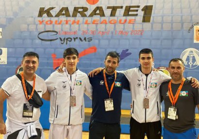 Azərbaycan karateçilərindən Kiprdə iki gümüş medal