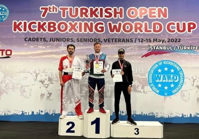 Kikboksçularımız Türkiyədə 49 medal qazandı