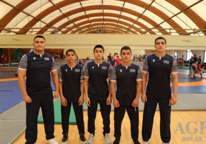AÇ: Azərbaycanın 4 yunan-Roma güləşçisi finalda