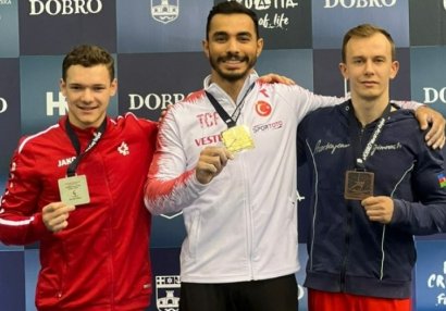 Azərbaycan gimnastları Xorvatiyada 2 medal qazandı