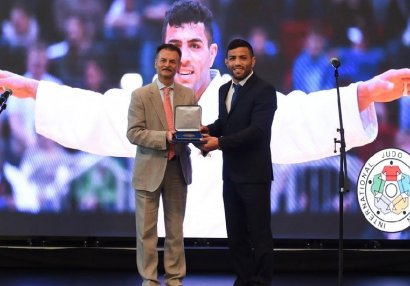 Azərbaycan cüdoçusuna nüfuzlu beynəlxalq mükafat verildi