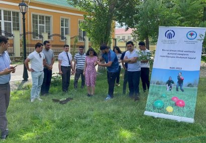 Autizmli uşaqlar idmandan geri qalmır: Bu dəfə İsmayıllıda təlim keçirildi 