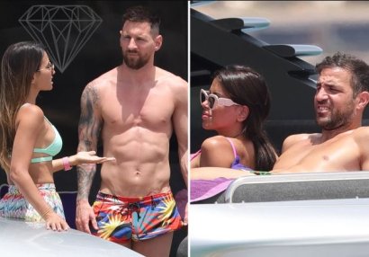 Messi ilə Fabreqas birlikdə dincəlir - FOTOLAR